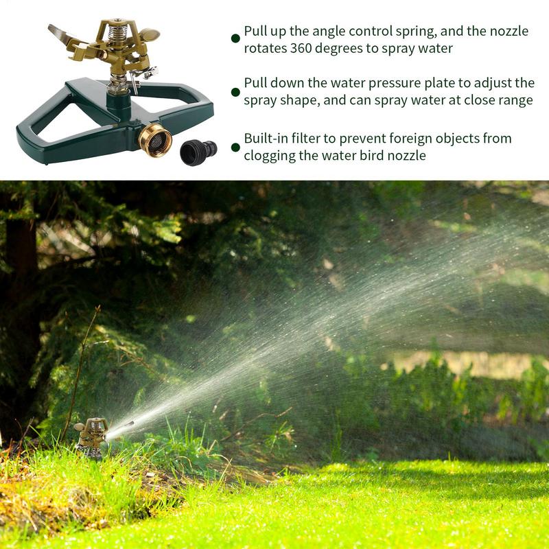 Lawn Sprinkler Garden lawn sprinkler 360 degree rotating automatic lawn sprinkler Garden Watering Irrigation Supplies