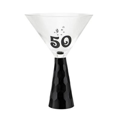 Coyote Birthday Stump Martini Glass (Černá) (50)