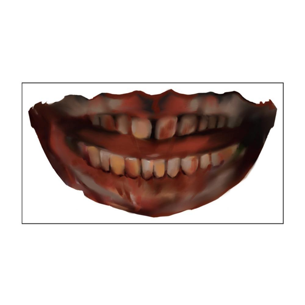Long-lasting Zombie Cosplay Props Waterproof Bloody Makeup Tattoo Sticker  Party Supplies