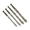 Serrated Tile Drill Bit Four-Edged Hexagonal Shank Drill Bit Drilling Tool for Glass Ceramic Concrete Brick