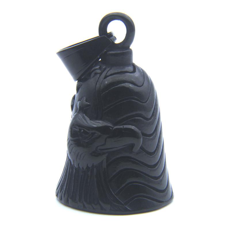 Motorcycles Bell Pendant 316L Stainless Steel Biker Eagle Rider Necklace