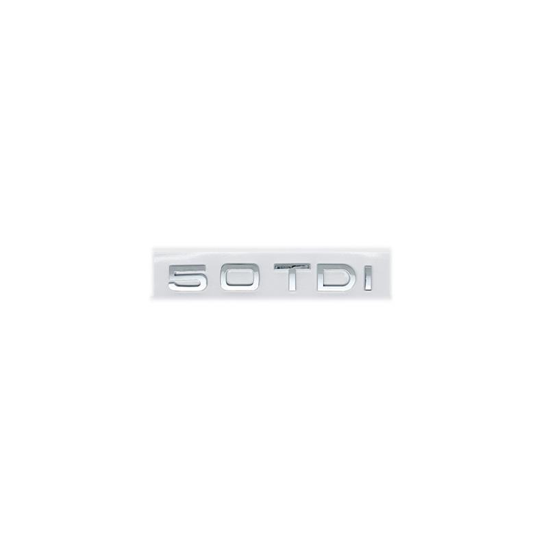 3D ABS Buchstaben 2.0TDI 2.5TDI 3.0TDI 35TDI 40TDI 45TDI 50TDI Emblem für Audi A1 A3 A4 A5 A6 A7 A8 Q2 Q3 Q5 Q7 Auto Kofferraum Aufkleber