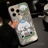 Applicable iPhone17promax Milk Tea Puppy Mobile Phone Case 16 Apple 14/15 Advanced 13 Anti-drop 12 Creative x