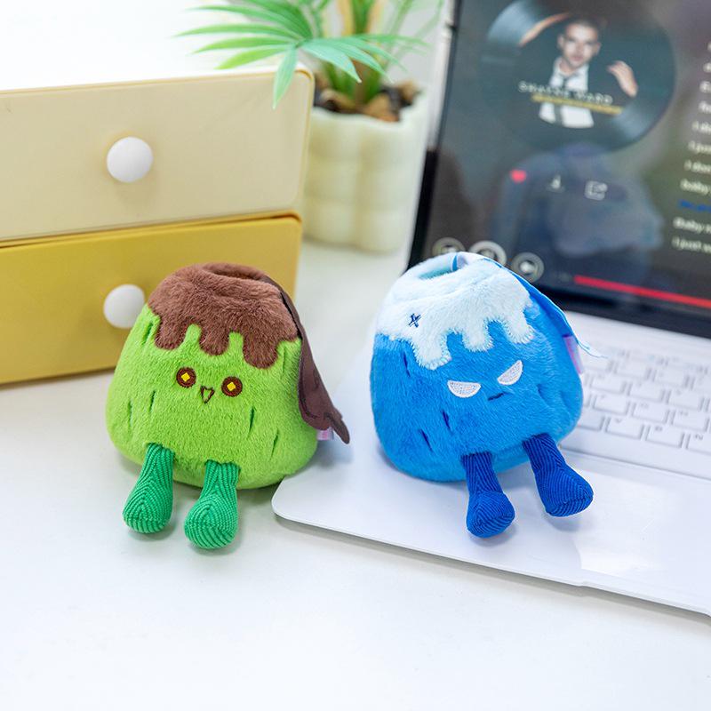 Volcano, Dune, and Snow Mountain Stress Relief Plush Squeeze Toy - Ideal Desk Companion and Gift for Students, Boys, and Girls.