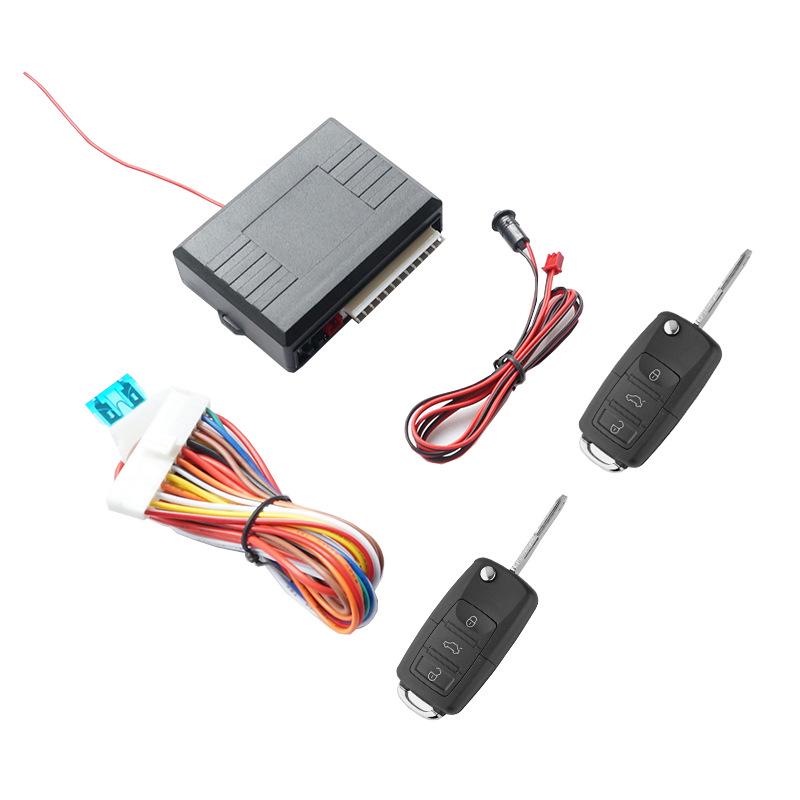 12V Remote Keyless Entry System with Trunk Access and Folding Key