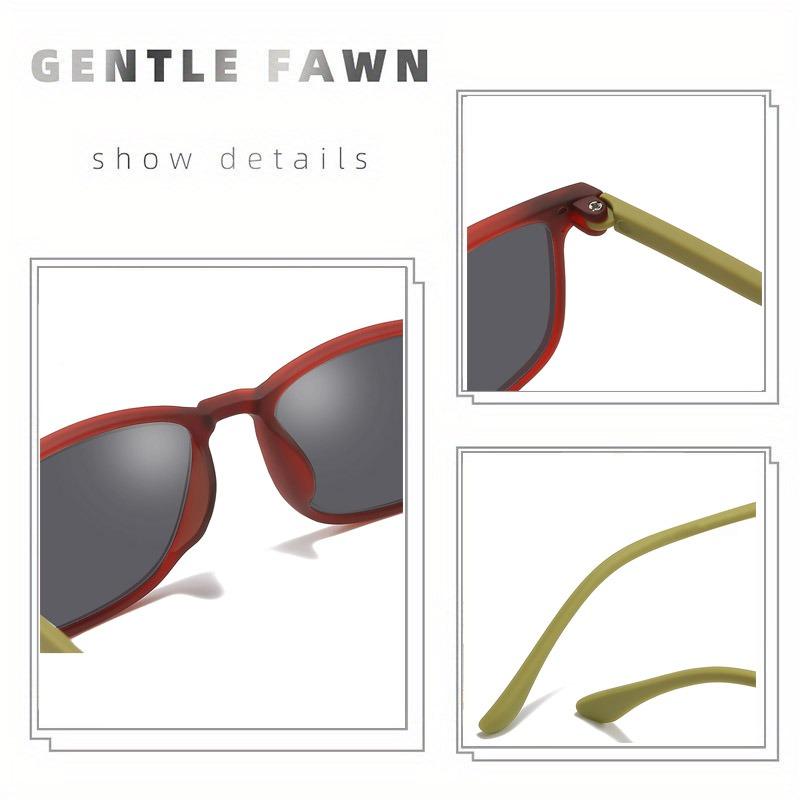 New Fashion Square Sunglasses for Men Ultra Light Sun Glasses for Women Trend Outdoor Driving Sun Glasses