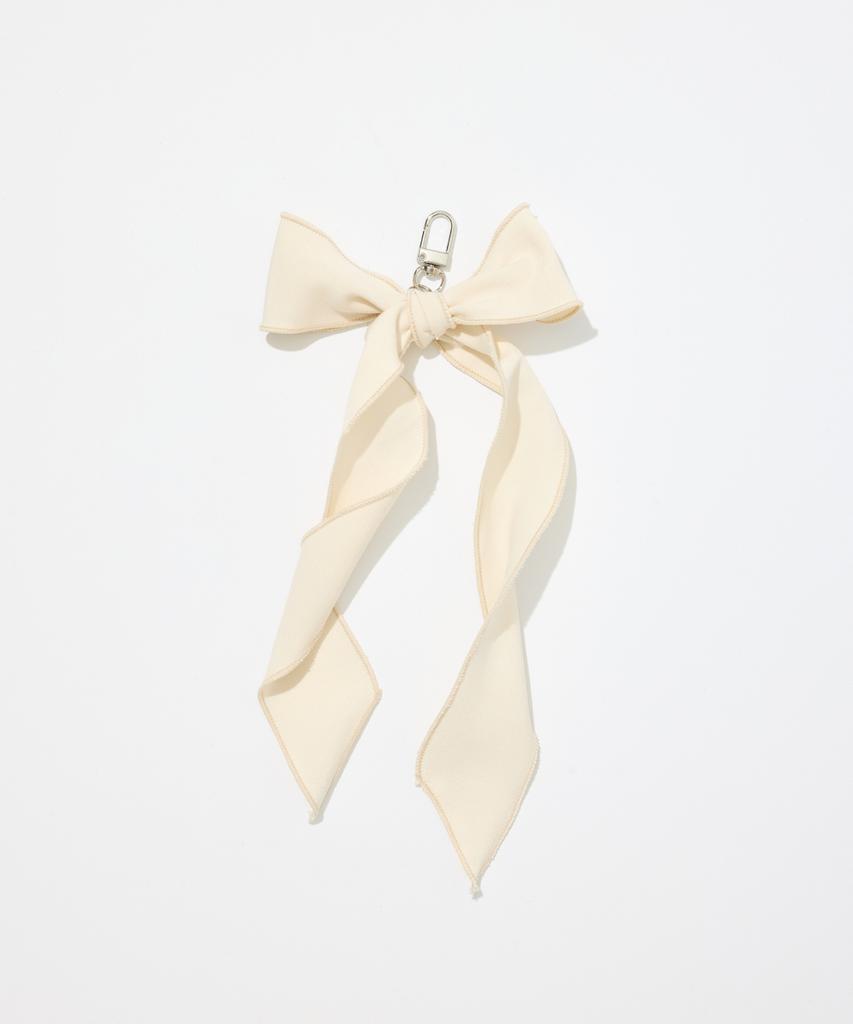 Safe Sunday Lovely Ribbon Keyring (Ivory)