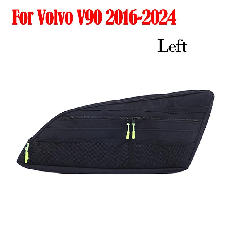 

For Volvo XC60 XC90 V90 2015-2025 Car Trunk Side Window Storage Bag Multi-Pocket Tool Cargo Organizer Bag Car Accessories