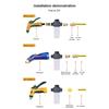 100ML Water Gun Foam Pot Garden Hose Foam Lance Clean Car Washing Foamer For Household Car Wash Cleaning Tools Accessories