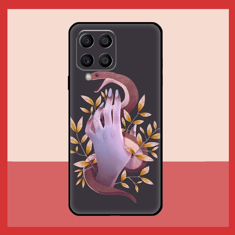 

Чехол-иллюстрация со змеей для Samsung Galaxy M56 M12 M06 M32 M52 M35 M55 M15 M11 M13 M14 M16 M36 M31 M53 M34 M54 Samsung M52 5G