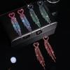 Premium Sense Shiny Crystal Long Heart-Shaped Tassel Earrings