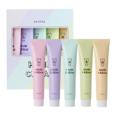 Eunyul Cloud Perfume Grapefruit Berry White Musk Mango Yuzu Hand Cream 5 Pieces Set