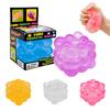 Hoge Dichtheid Gel IJsblokje Vierkant Decompressie Vent Speelgoed Squishy Stressbal Knijpspeeltjes Stressverlichting Sensorisch Speelgoed knijpspeeltjes