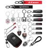AAAKE1 Car Metal Key Chain Keyrings Braided Rope Key Cover Sticker Accessories For Mugen Typer ACCORD Avancier Airwave Civic FK8