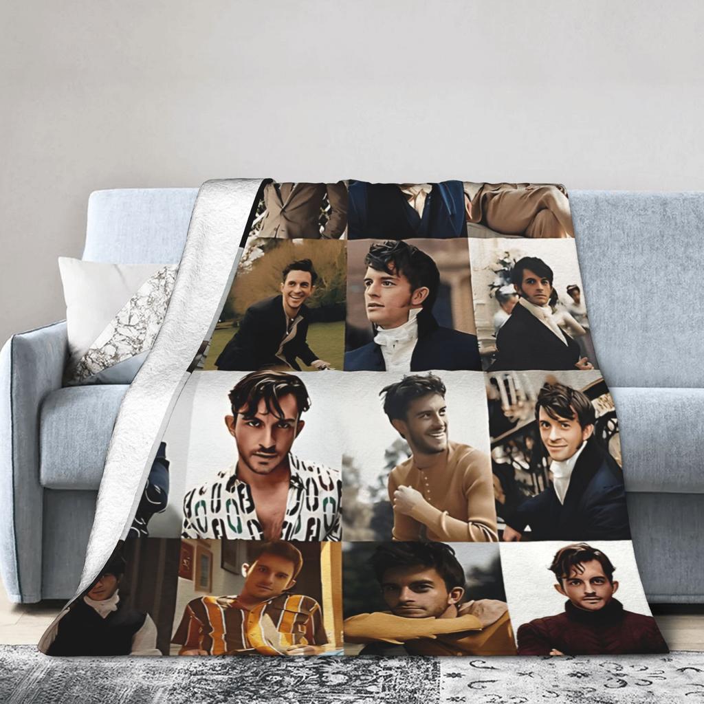 Jonthan Bailey Plüschdecke Junge Mädchen Flanell Bettwäsche Überwürfe für Sofa Bett Warm Weich Design Qualität Tagesdecke Geschenkidee