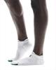 Elite Run Sock White Small [ON] Low, Ivory,