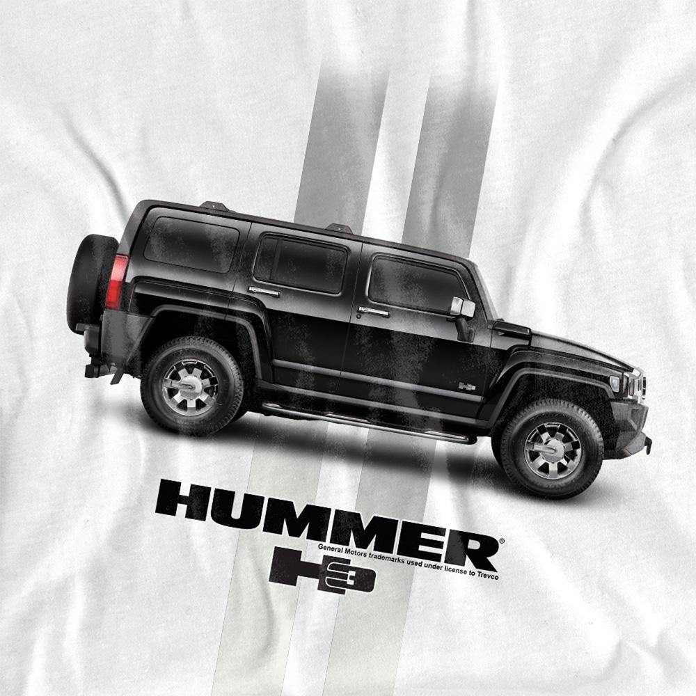 Hummer Unisex Adult H3 Stripe T-Shirt