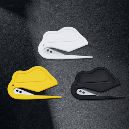 3 Pcs Letter Opener Envelope Slitter Plastic Pet Hair Knotting Knife Portable Mail Opener Wrapping Paper Cutting Tool for Home Office Supplies