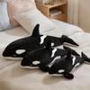 50/70/90 cm lebensechte Orca Plüschtier-Puppe Bequemer Stoff Kuscheliger Schwertwal Kissen Warme Weiche Schlafzimmerkissen Schöne Wohnkultur