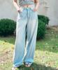 NEEV Bright Point Washing Denim Pants (Light Blue)