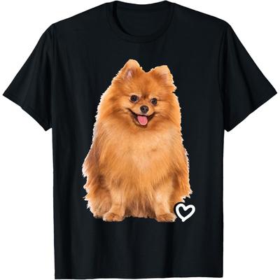 Gráficos de perro Pomerania lindos - idea de regalo para mamá Camiseta