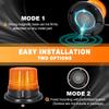 Amber LED Strobe Warning Lights, Emergency Flashing Beacon Light with Magnetic for Vehicle Truck Tractor Golf Carts UTV Car Bus