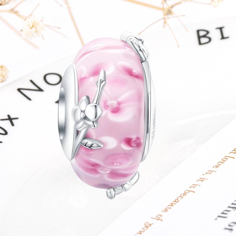 Neue Feine Murano Glas Serie Anhänger Rosa Rot Schwarz Grün Weiß Blau Perle Passend Original Armband Zubehör DIY Damenschmuck Geschenk