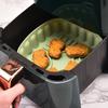 High Temperatures Resistant Silicone Baking Tray for Air Fryers Nonstick Oven Mat Microwave Chicken Pans Accessories