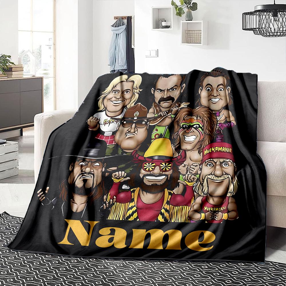 Custom Name "Night Ops: Shadow Warrior" Blanket for Couch & Bed, Plush Cozy Fuzzy Blanket Super Soft & Warm Blankets for Fall and Winter. 0908201