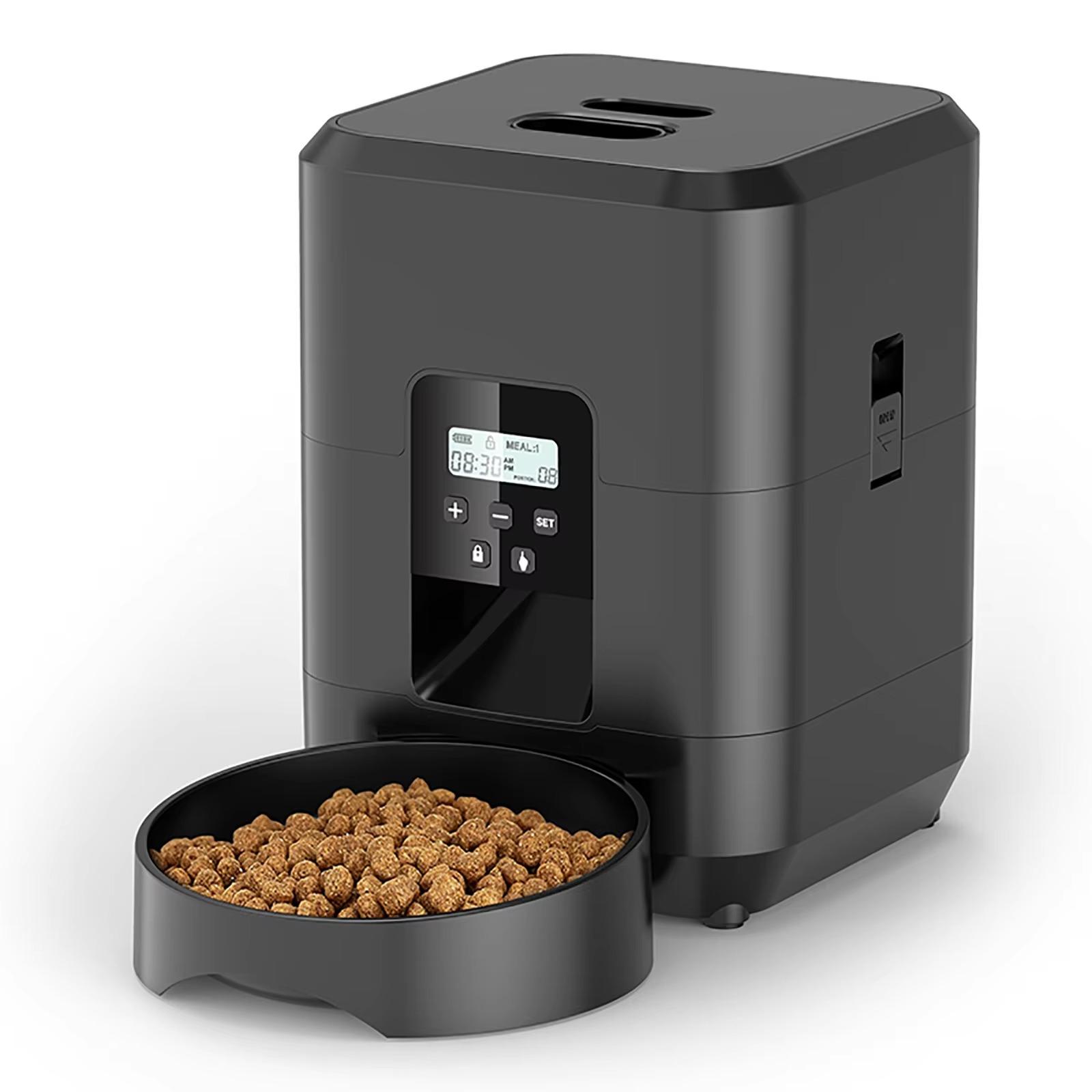 2L Charge Automatic Cat Feeder with Camera Cat and Dog Food Dispenser Smart Timed Setting Smart Pet Feeder Dog Supplies (as the picture,2 L&USB Interface)
