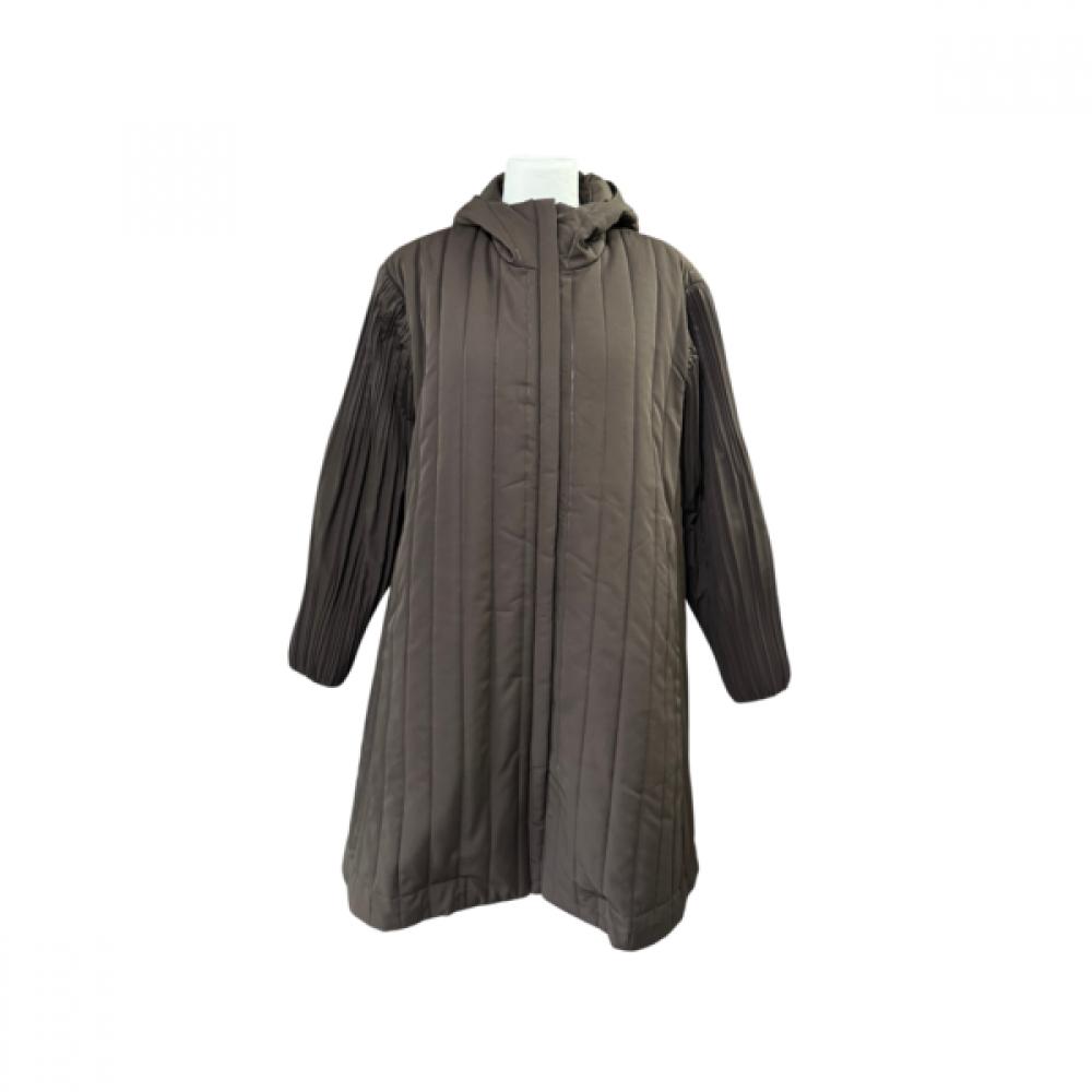 High Frequency Padding Hood Long Coat Lswco011