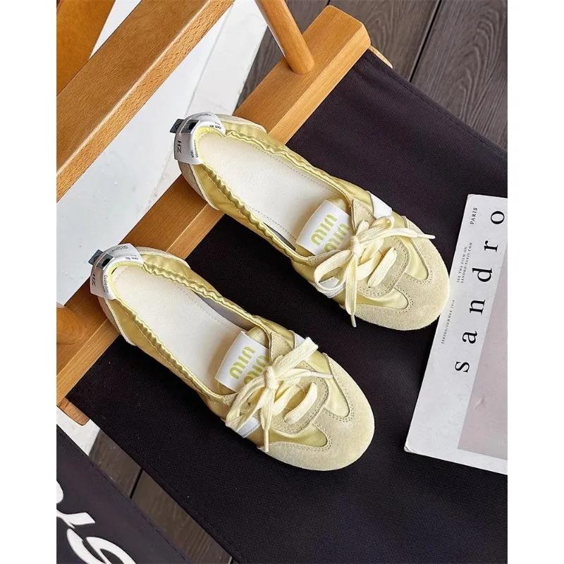 Fashion Women's Sneakers Casual Flats Shoes Summer Shallow Canvas Shoes 2024 Designer New Women Lace-Up Sport Shoes Cozy Zapatos Mujer