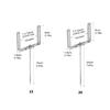 2 pièces Support Métallique pour Gouttière Support de Tuyau d'Eau de Pluie Antirouille Stabilisateur Ancrages pour Support de Tuyau