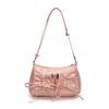 Fashion Bow Bag Women's New Versatile Solid Color Shoulder Bag Multi-pocket Messenger Bag