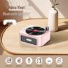 Creative Retro Vinyl Record Player: Portable Bluetooth 5.3 Speaker for Outdoor and Desktop Use