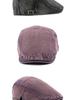 Unisex Korean Style Cotton Denim Beret - Retro Duckbill Newsboy Cap