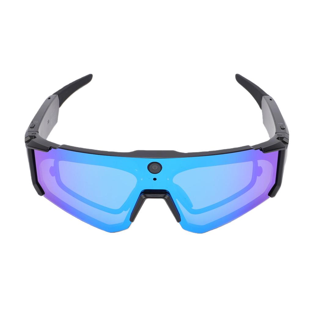 4K AI Smart Cycling Glasses 8MP HD Camera Bluetooth Sports Goggles with Voice Control EIS Stabilization for Skiing