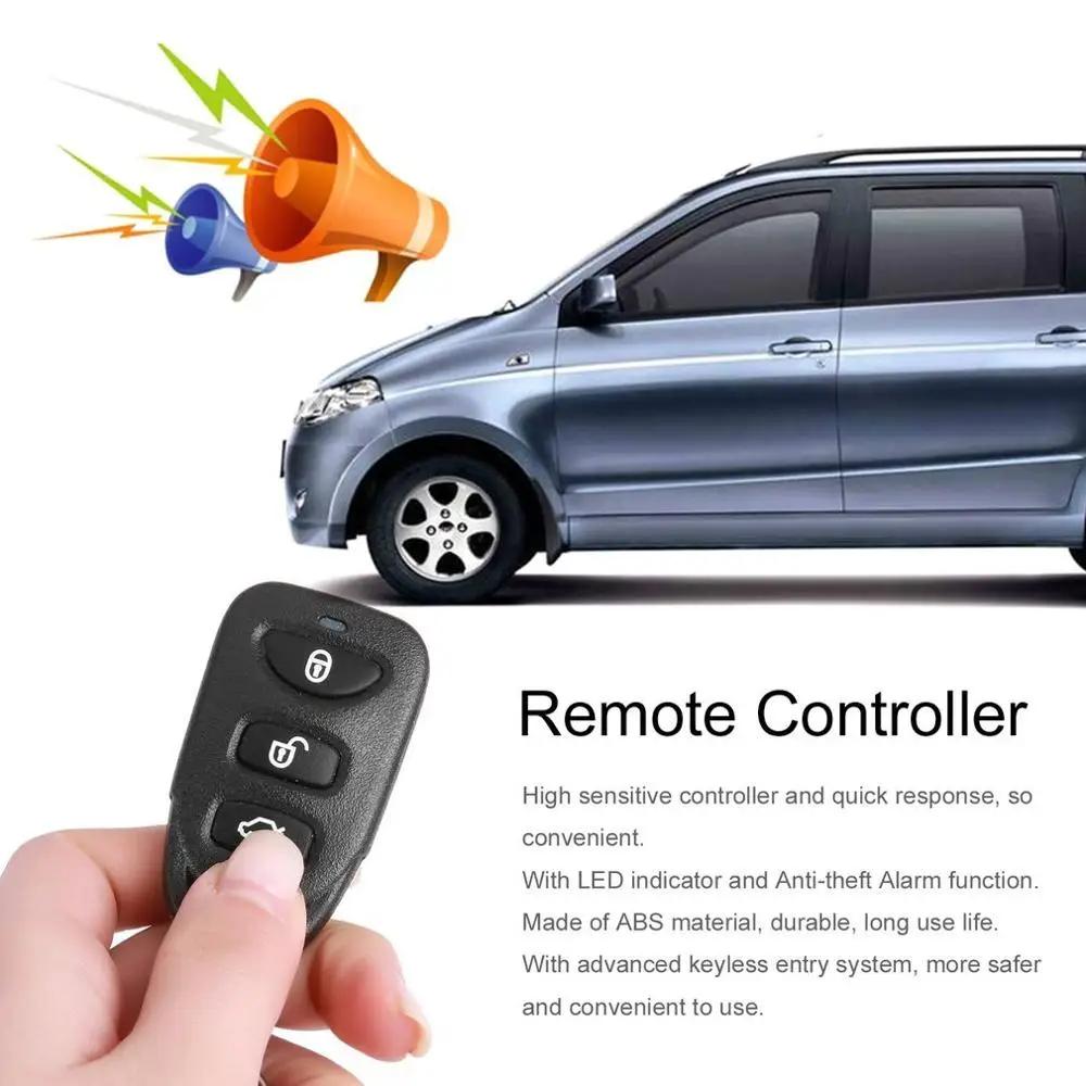 Car Power Door Lock Kit DC 12V Car Door Lock Actuator Vehicle Anti-Theft Alarm Keyless Entry System