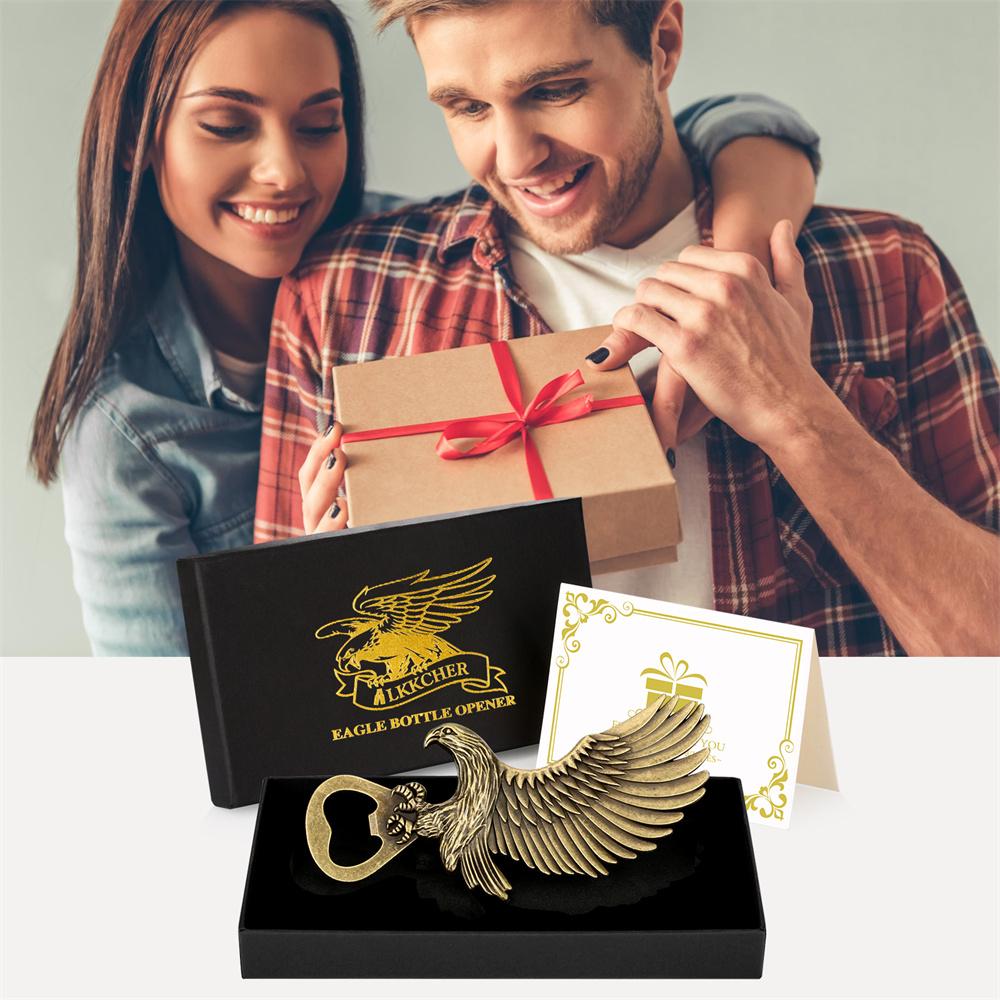 Bottle Opener Eagle Wings Retro Beer Opener Bar Tools Birthday Small Gifts Kitchen Bar Accesories with Black Original Box