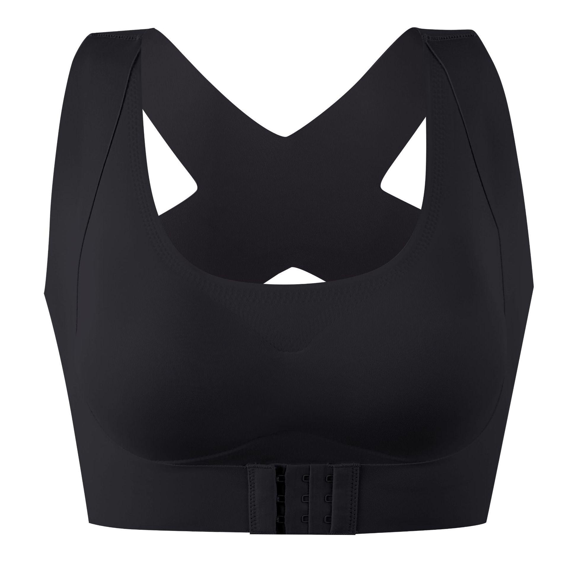 

Women s Front Buckle Seamless Hunchback Correcting Sports Bra Vest M