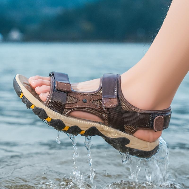 Big Size Summer Comfortable Outdoor Mens Sandals Lightweight Men Shoes For Male Casual Shoes Water Walking Soft Beach Sandals