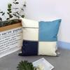 Modern Blue Geometric Linen Cushion Cover For Car Living Room Sofa Bedroom Home Decor, 40X40 45X45 50X50 60X60 Pillowcase
