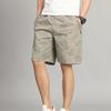 Big Size Men's Casual Shorts Summer Light Weight Shorts Outdoor Sports Cool Breathable Beach Relaxed Fit Cotton Cargo Shorts