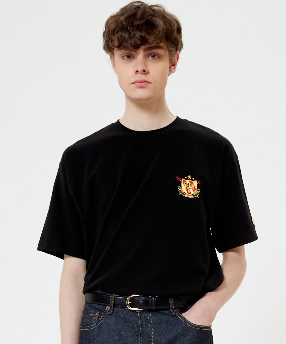 Main Booth Univ. Logo T-Shirt(Black) Size 1/Free