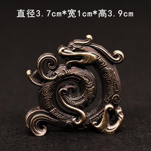 Antique Creative Dragon Line Incense Burner, Seat Sunken Sandalwood Home Indoor Zen Ornament Small Incense Burner Accessories