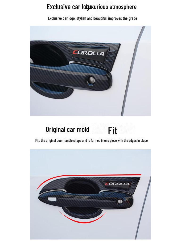 Corolla 2019-2023 Door Handle Protection Stickers - Leiling Decorative Accessories