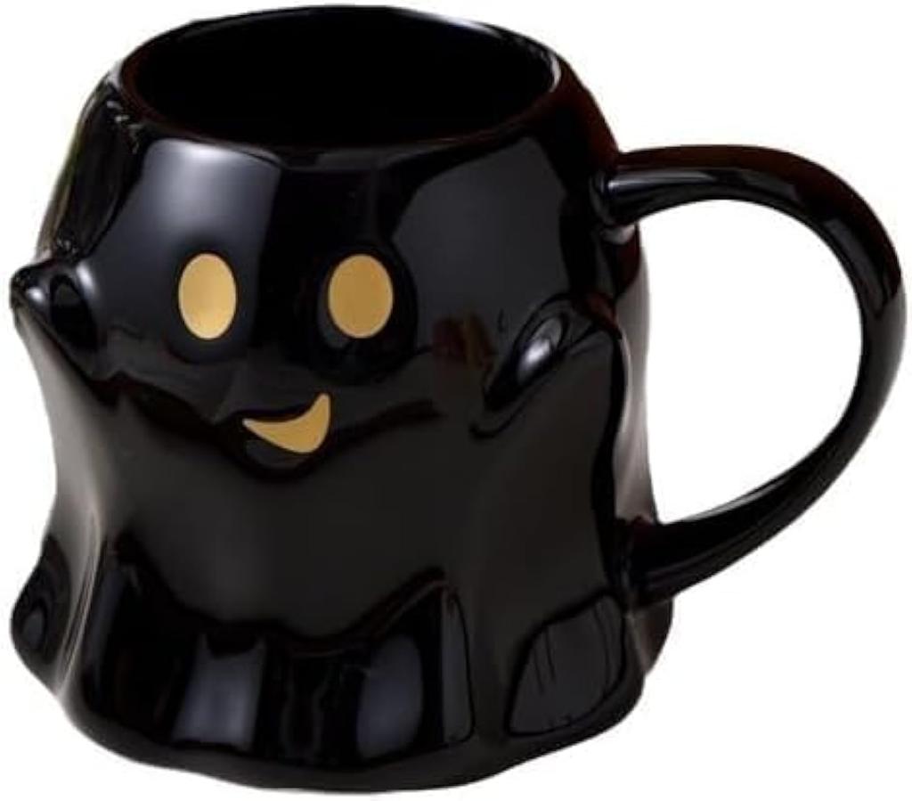 Kubek Nowość Halloween Duch 3D Uroczy Ceramiczny Kubek do Kawy Idealny na Dekorację Halloween i Świąteczne Prezenty Urodzinowe dla Miłośnika Kawy Mleka Herbaty