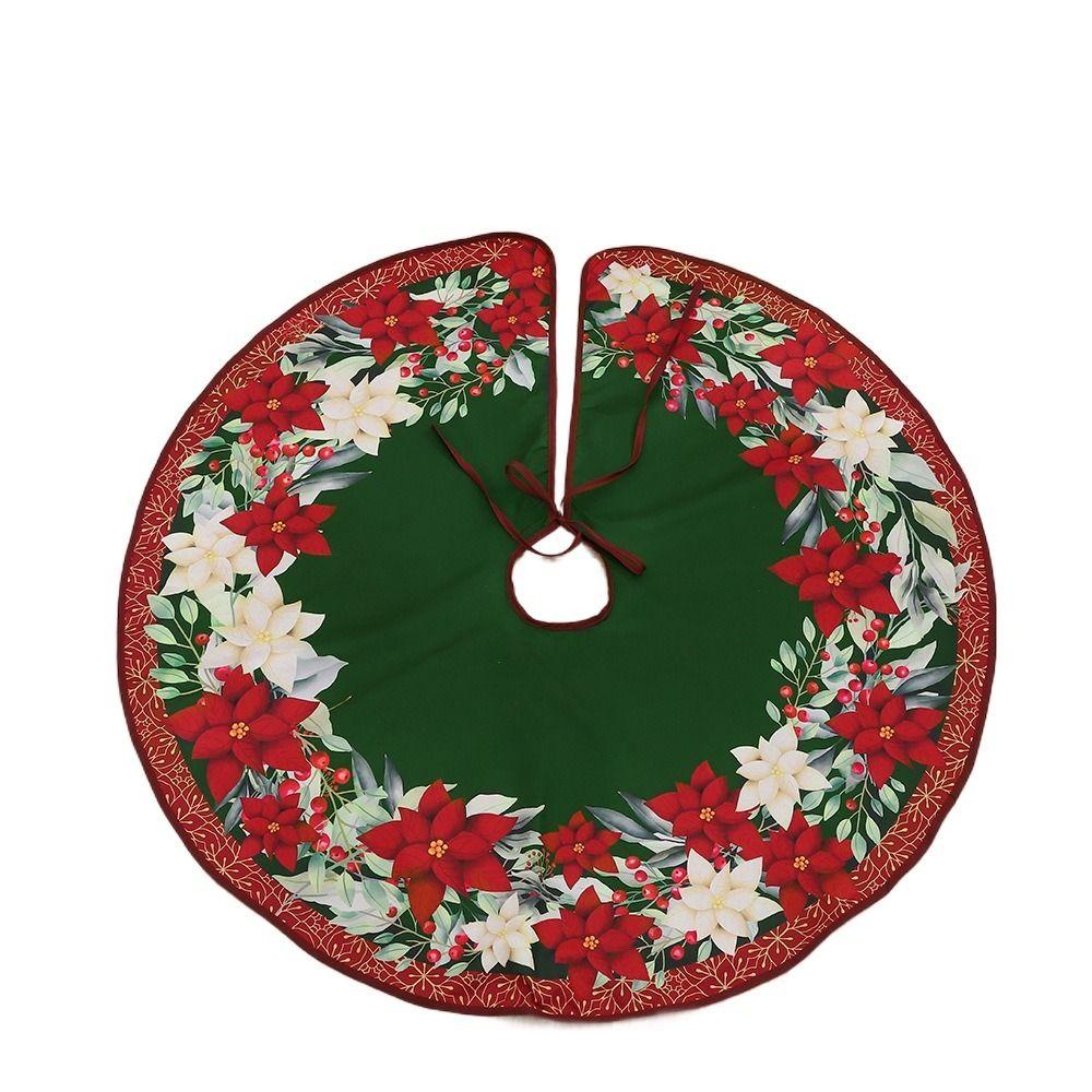 Creative Christmas Tree Apron Round Xmas Tree Skirt Christmas Base Cover  Tree Base Supplies