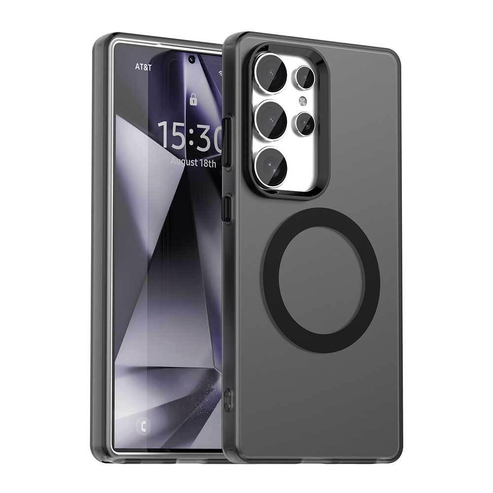 

Frosted Magnetic Samsung S26 Ultra Phone Case: Compatible with A34/A56, Skin-Friendly S25U Silicone, S24+ Cross-Border S25 Samsung A17 5G