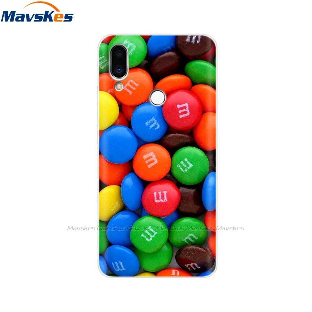 Soft TPU Case for Meizu Note 9 Cat Animal Flower Printed Protective Silicone Covers Phone Shells Bags Bumper for Meizu Note9